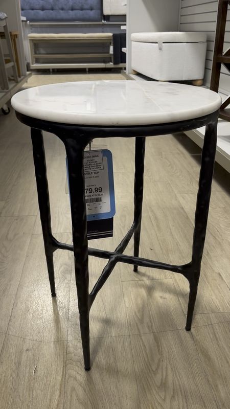 Marble side table, designer look for less, accent table, home decor

#LTKhome