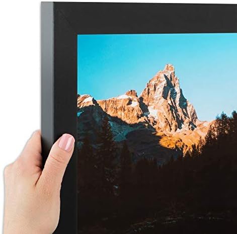 ArtToFrames 24x24 Inch Black Picture Frame, This 1.25" Custom Poster Frame is Satin Black, for Your  | Amazon (US)