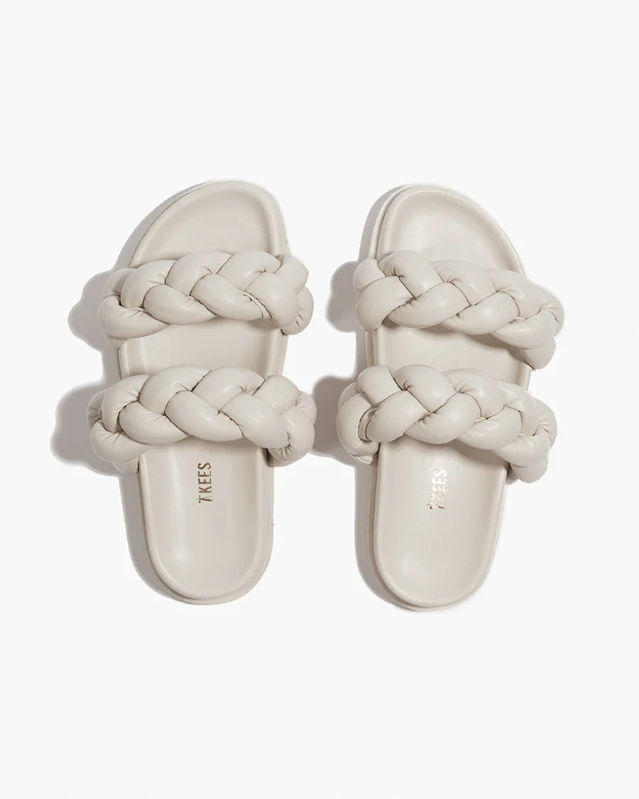 Max Braid (Double) in Cream | Sandals | Women's Footwear | TKEES