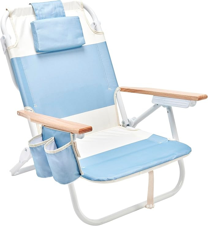 Sunnylife Deluxe Beach Chair - La Mer Med Blue | Amazon (US)