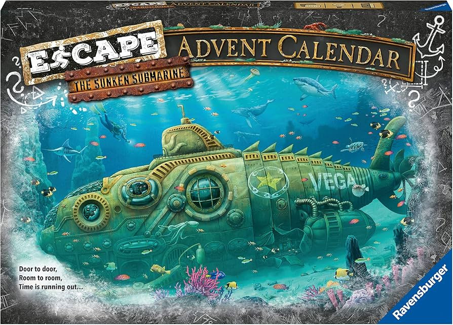 Ravensburger 20010 Escape: Submarine Advent Calendar for Kids | Amazon (US)