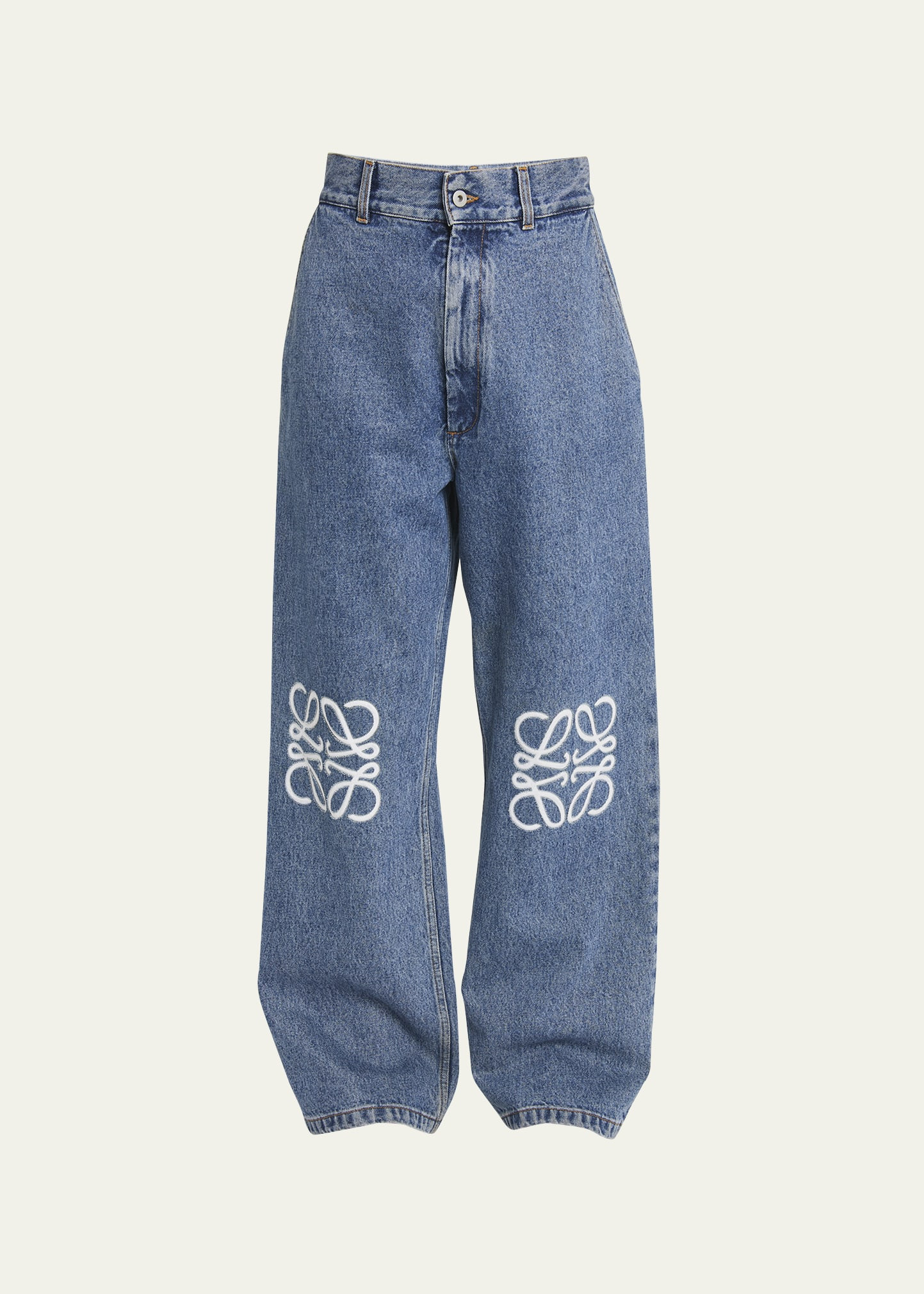 Loewe Anagram Baggy Jeans | Bergdorf Goodman
