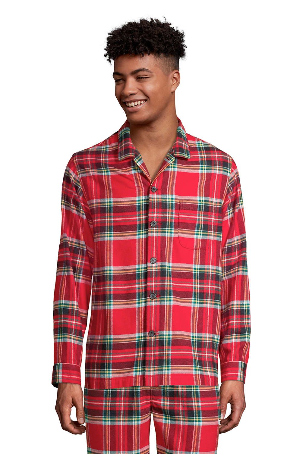 Men's Flannel Pajama Shirt | Lands' End (US)