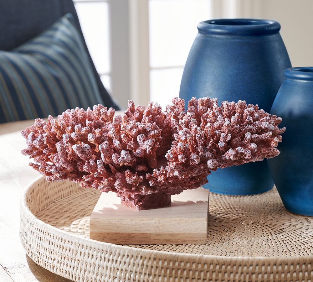Faux Red Elkhorn Coral | Pottery Barn (US)