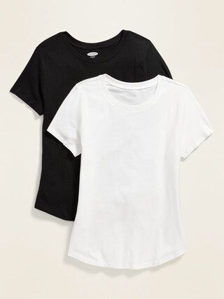 EveryWear Crew-Neck Tee 2-Pack for Women | Old Navy (US)