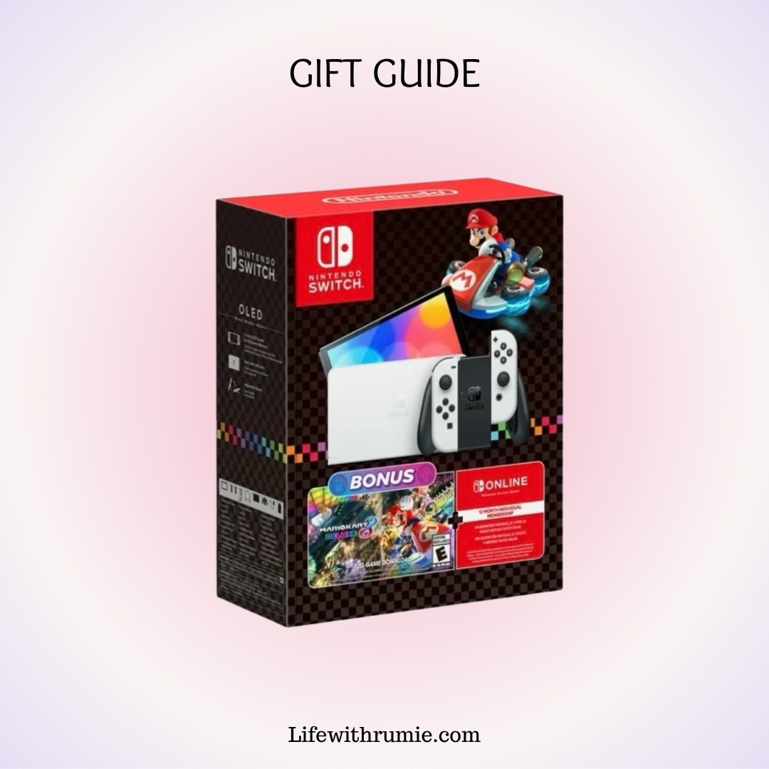 Nintendo switch, super Mario kart, gift ideas for him, gift guide for gamers, gift guide for teen #LTKcyberweek

#LTKCyberWeek #LTKGiftGuide #LTKHoliday