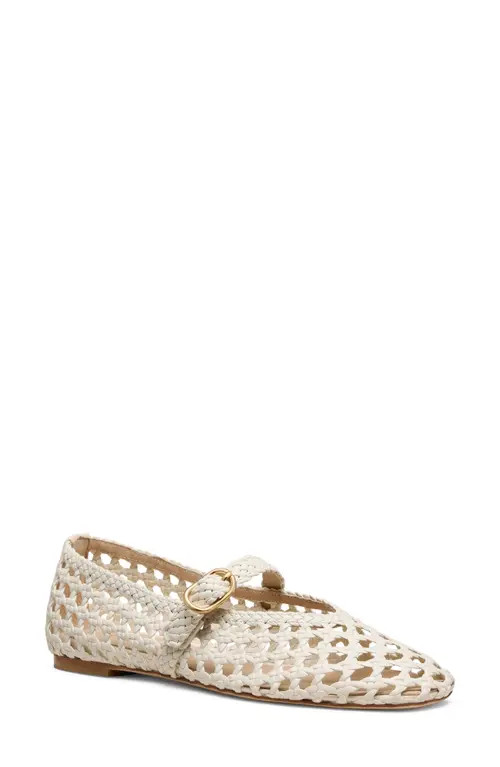 Stuart Weitzman Prim Mary Jane in Cream. at Nordstrom, Size 8 | Nordstrom