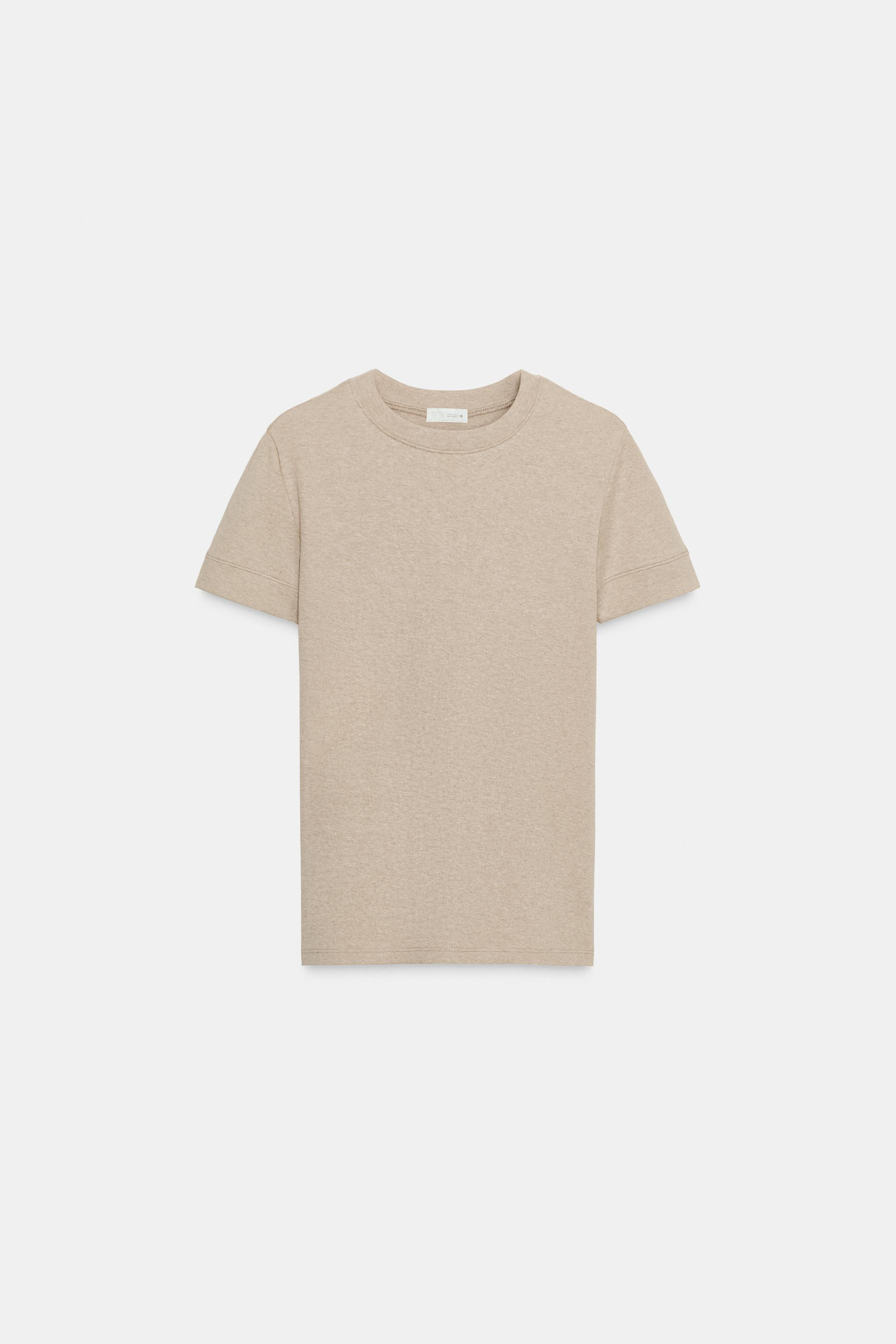 MINIMAL SHORT SLEEVE T-SHIRT | Zara US