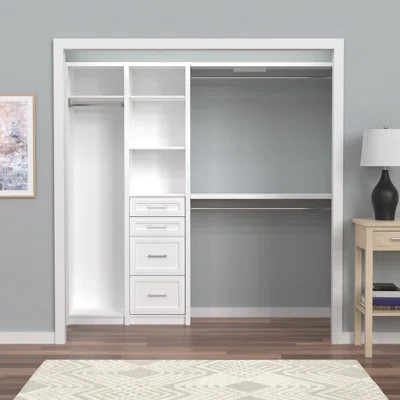 SpaceCreations Closet System Reach-In-Sets | Wayfair North America