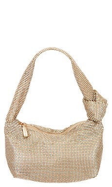 olga berg Isabella Slouch Bag in Gold from Revolve.com | Revolve Clothing (Global)