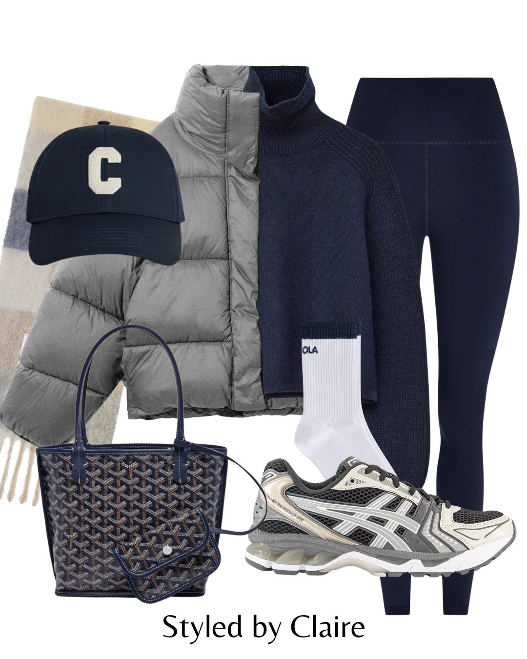 GREY PUFFER STYLING🙋🏽‍♀️
Tags: weekday short cozy jacket turtleneck other stories knit jumper navy leggings varley asics gel Kayano 14 obsidian grey goyard tote bag Celine cap acne studios wool scarf fashion winter city break ski capsule wardrobe inspo outfit elevated basics everyday busy mum style

#LTKwinter #LTKstyletip #LTKshoes
