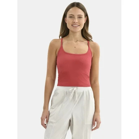 Avia Women's Ribbed SoftSculpt Tank Top with UPF 50, Sizes XS-XXXL | Walmart (US)