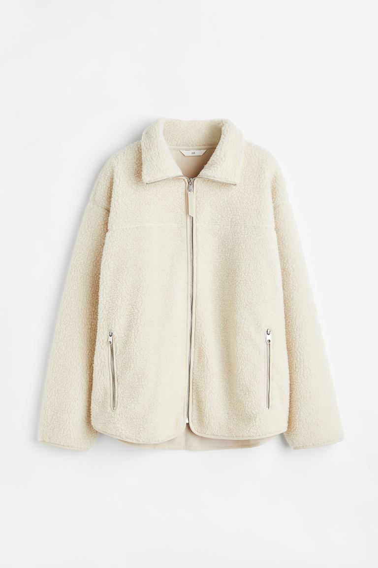 Teddy jacket | H&M (UK, MY, IN, SG, PH, TW, HK)