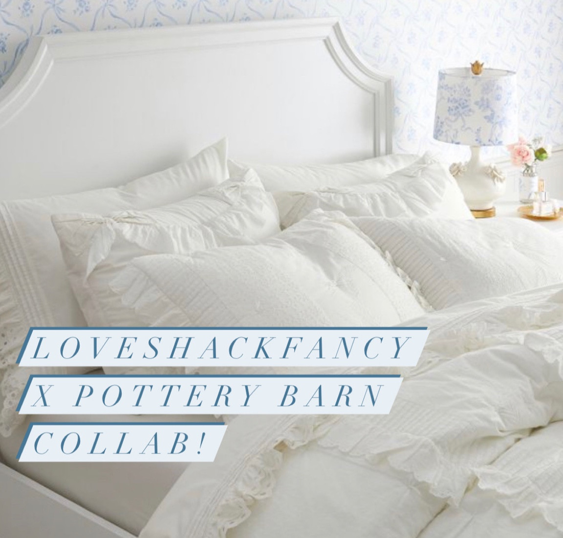 LoveShackFancy Ruffle Bow Quilt and … curated on LTK