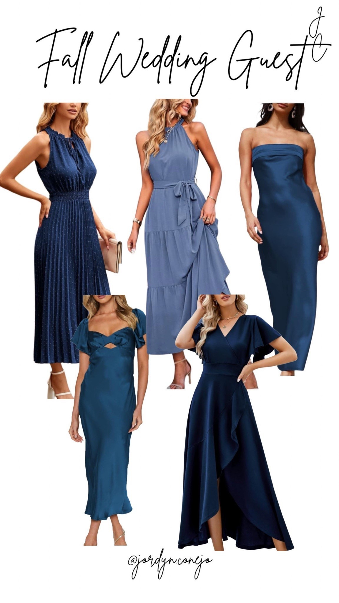 Fall wedding guest- September wedding guest- October wedding guest- blue dress- long dresses- wedding guest outfit- fall wedding- women’s style- women’s fashion- women’s dress- navy blue 

#LTKStyleTip #LTKSaleAlert #LTKMidsize
