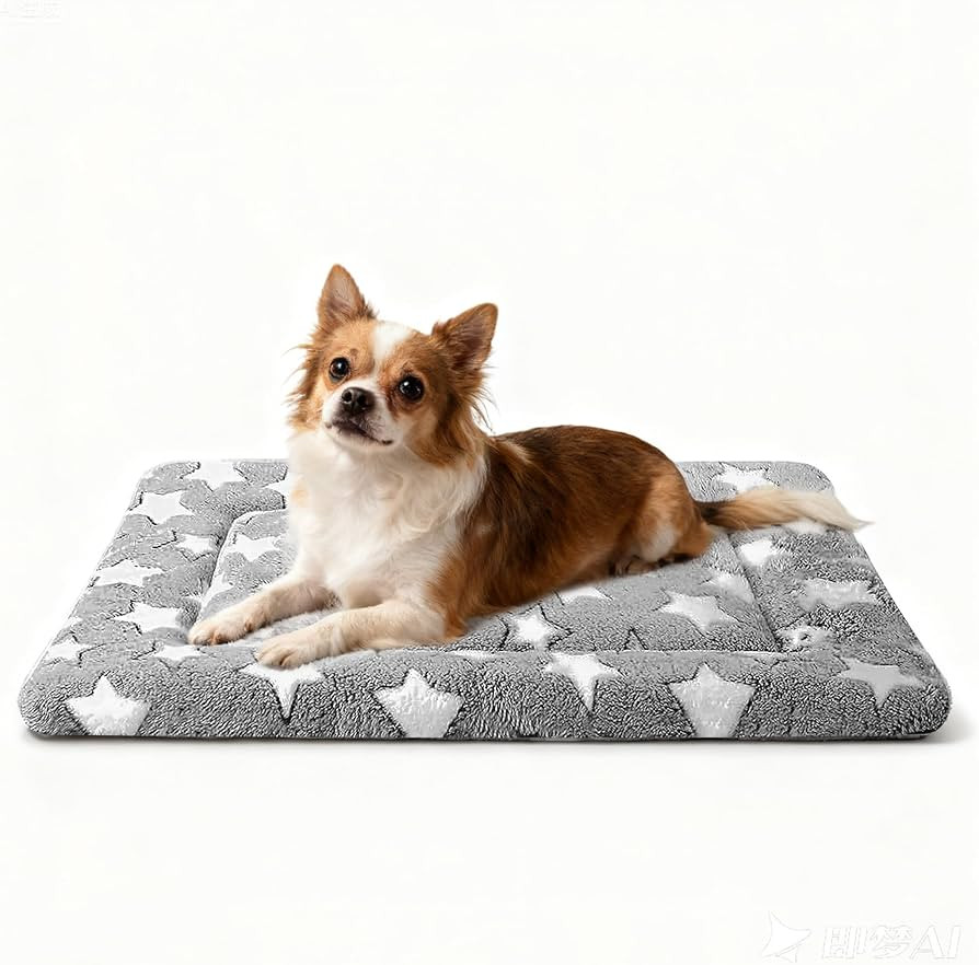 Dog Bed Mat, Reversible Crate Pads for Small/Medium/Large Dogs & Cats Sleeping, Portable & Soft, ... | Amazon (US)