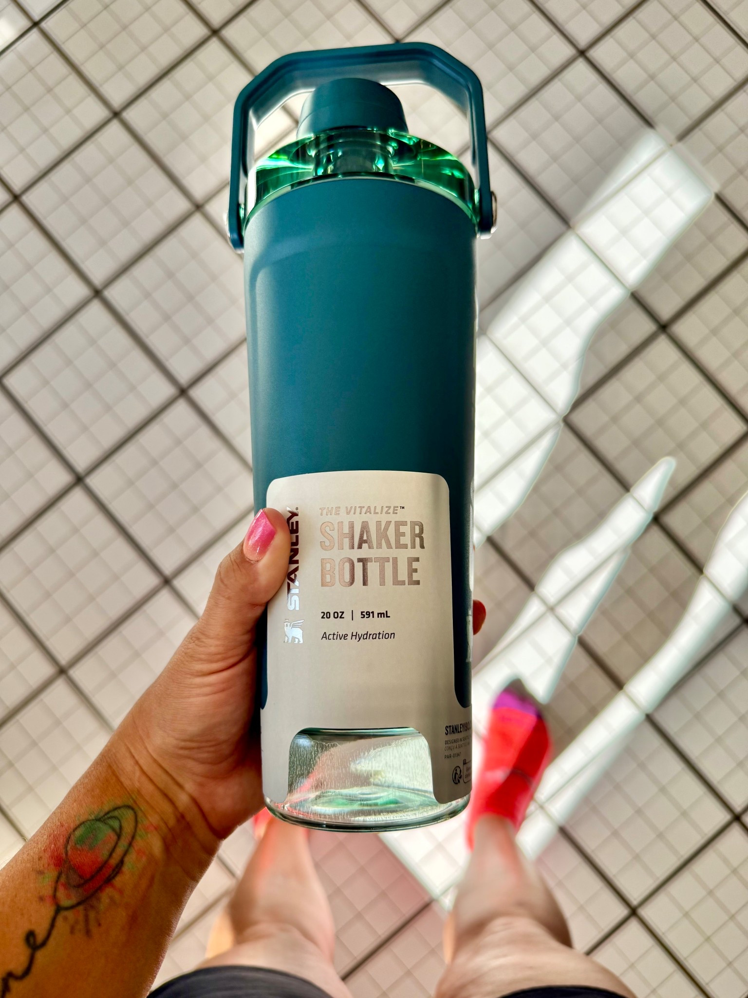 Stanley Vitalize Protein Shaker in Coastal Teal. I love that this one is stainless steel instead of plastic and has a built-in strainer so your protein shakes mix smooth without clumps. It also has a leakproof lid and sturdy carry handle which makes it easy to throw in a gym bag. Coastal Teal is the color I have, but they just launched several really pretty spring colors too.

#stanley1913partner @stanley_brand #ad

#LTKfitnessgoals #LTKHome #LTKActive