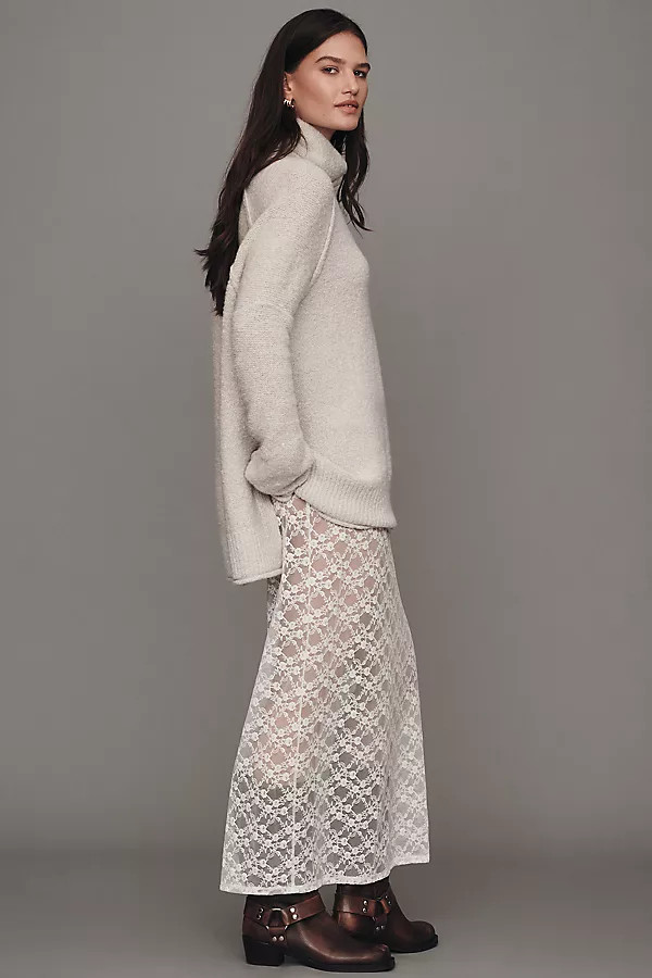 Mock-Neck Tunic Sweater | Anthropologie (US)