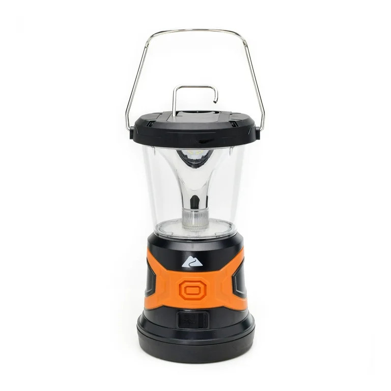 Ozark Trail 1500 Lumens LED Hybrid Power Lantern with Rechargeable Battery and Power Cord, Black | Walmart (US)