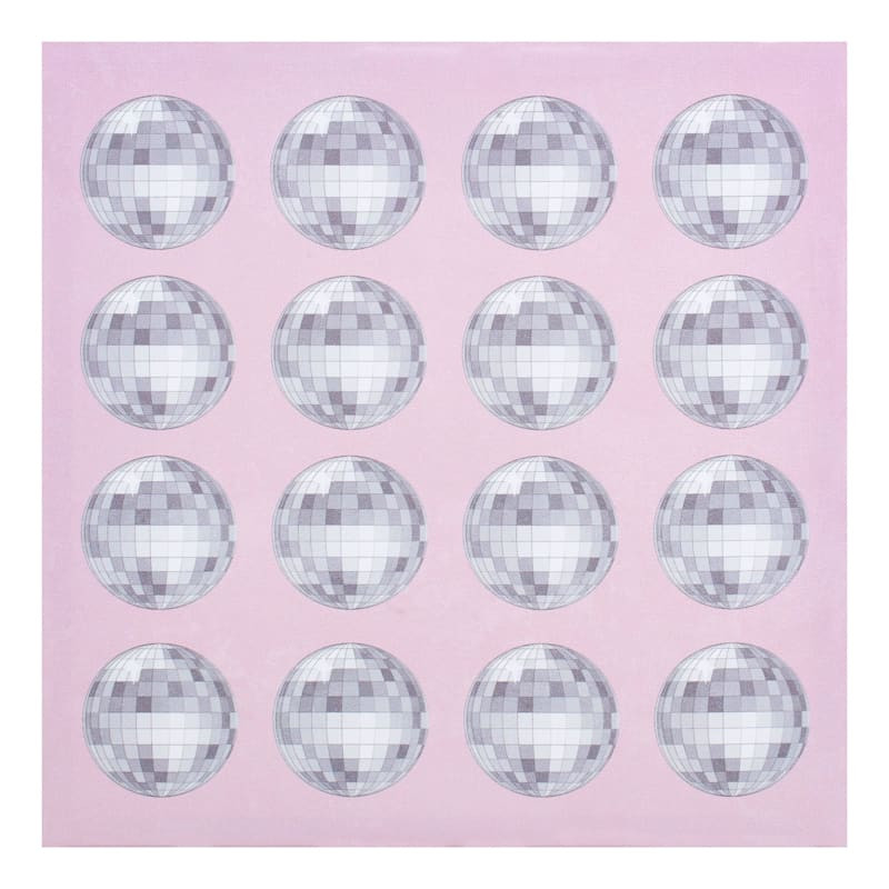 Disco Balls Print Canvas Wall Art, 12" | At Home