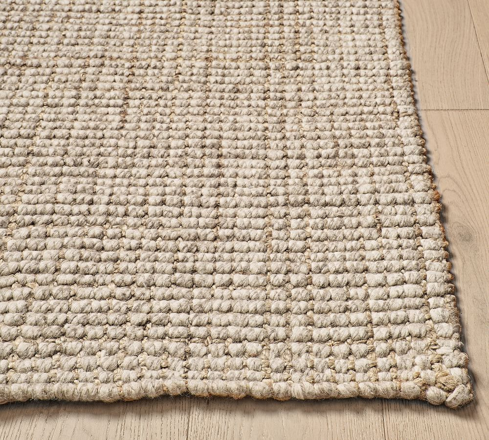 Chunky Wool/Jute Rug, 8 x 10', Natural | Pottery Barn (US)