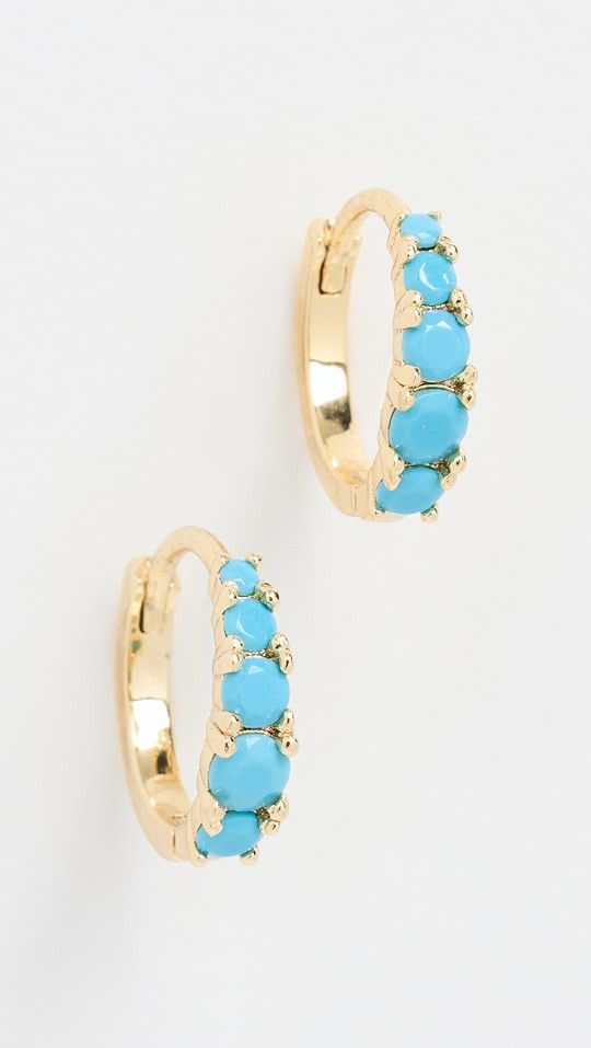 Lea Stone Huggie Hoops | Shopbop