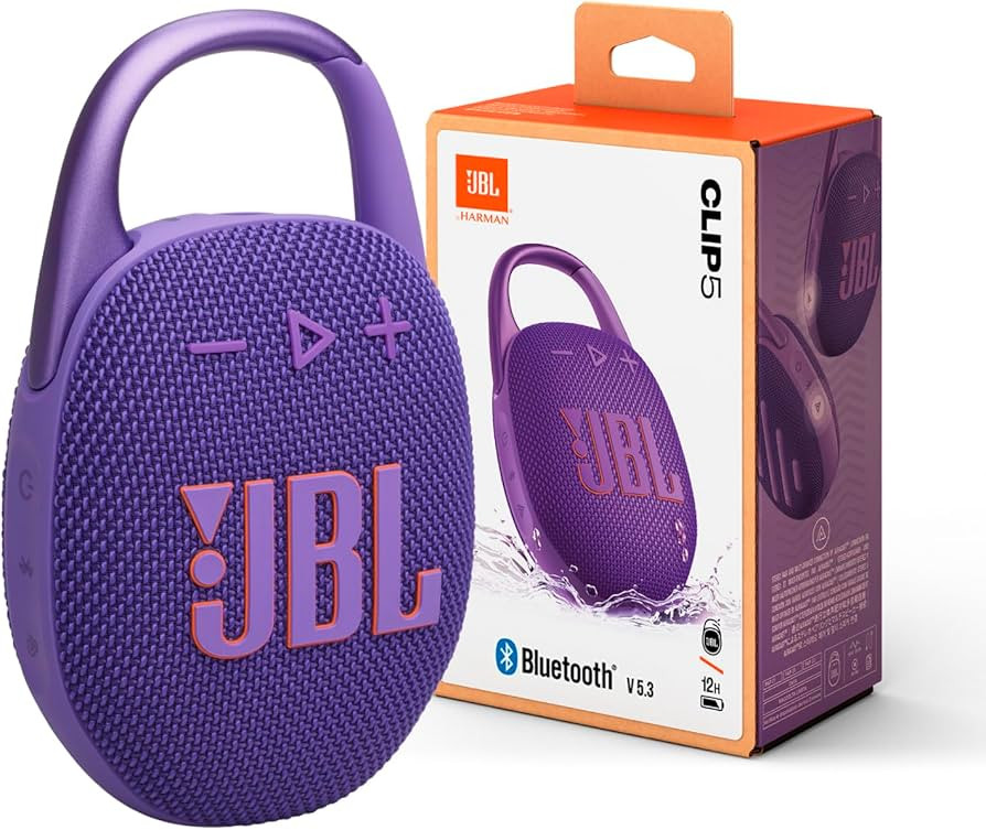 JBL Clip 5 - Ultra-Portable, Waterproof & Dustproof Bluetooth Speaker, Big Pro Sound with Punchy ... | Amazon (US)
