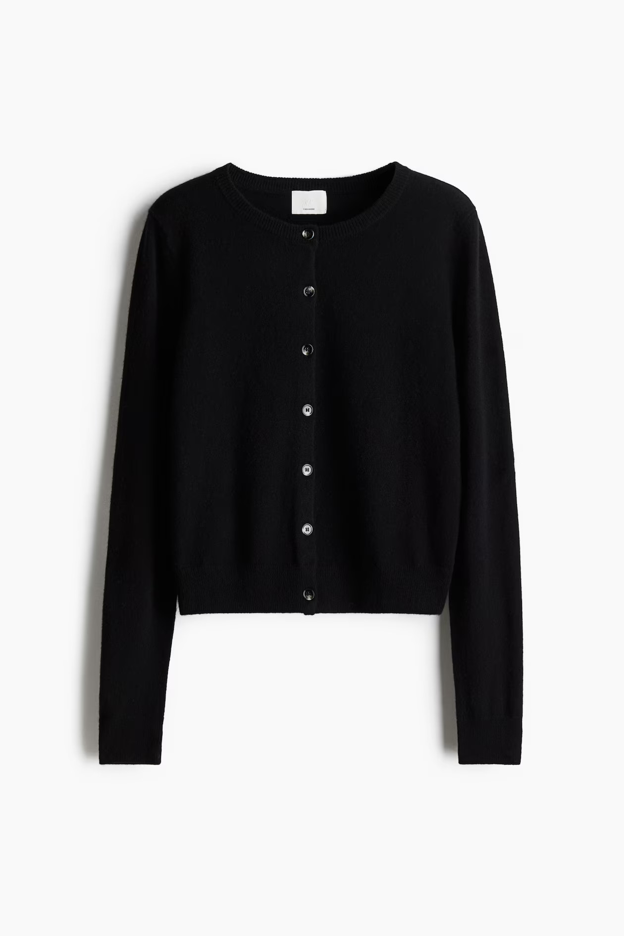 Cárdigan en punto fino de cachemira - Negro - MUJER | H&M ES | H&M (FR, IT, ES, PT, BE)