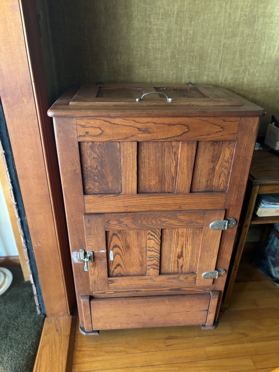 Vintage Wooden  Refrigerator (Ice Box) | eBay US