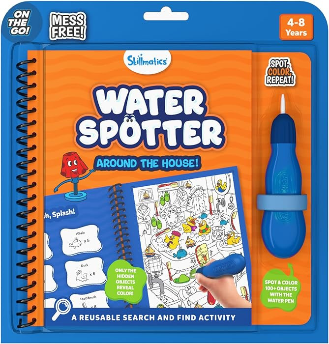 Skillmatics Reusable Search & Find Book - Water Spotter, Mess-Free, Fun Learning Activity, Travel... | Amazon (US)