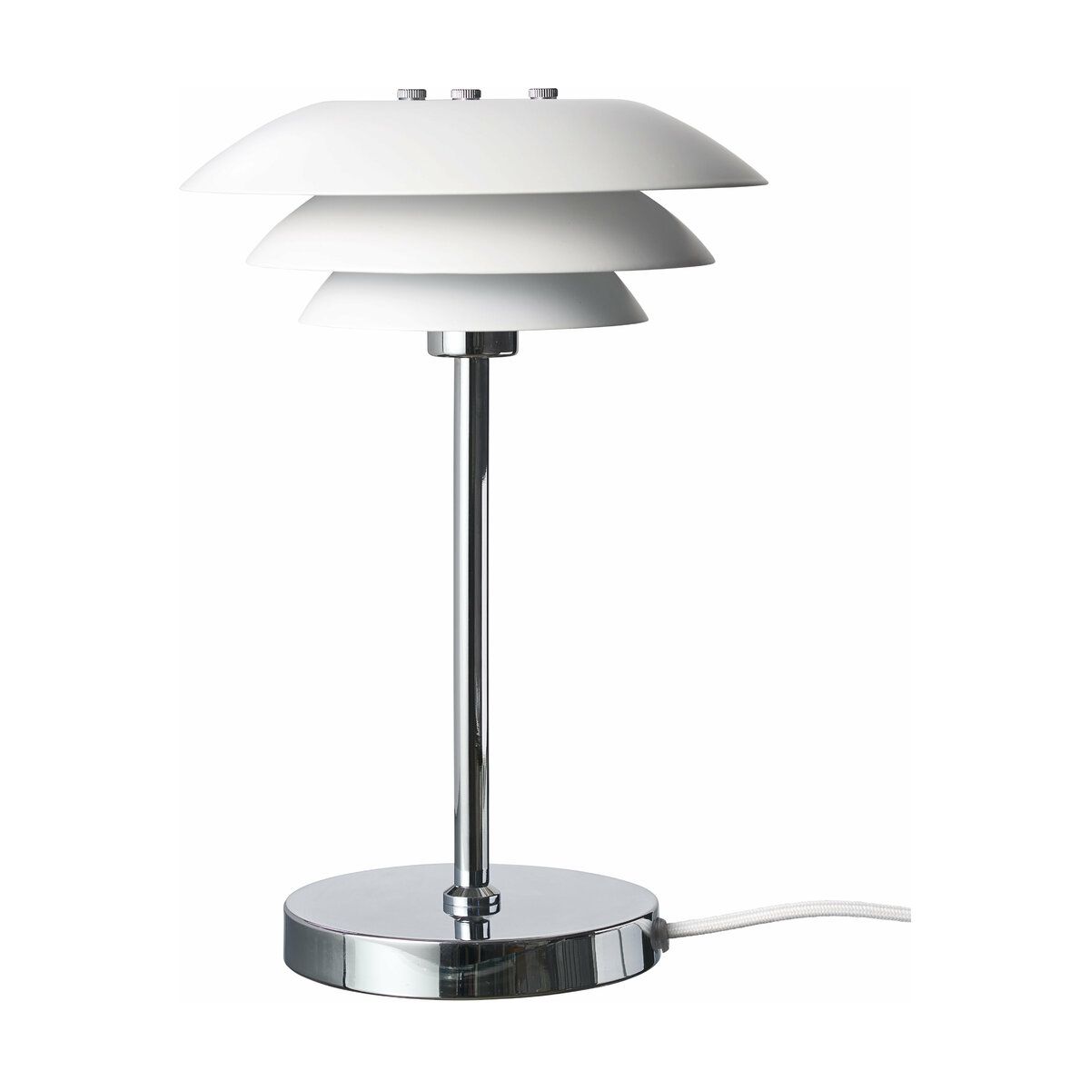 Lampe de table en métal blanche 30 x 20 cm Nyhed - Dyberg Larsen | The Cool Republic - Reward Style