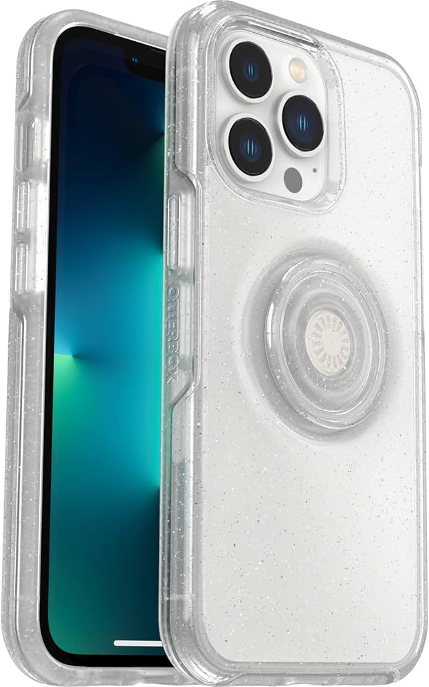 OtterBox iPhone 13 Pro Otter + Pop Symmetry Series Clear Case - STARDUST (Clear/Glitter), integra... | Amazon (US)