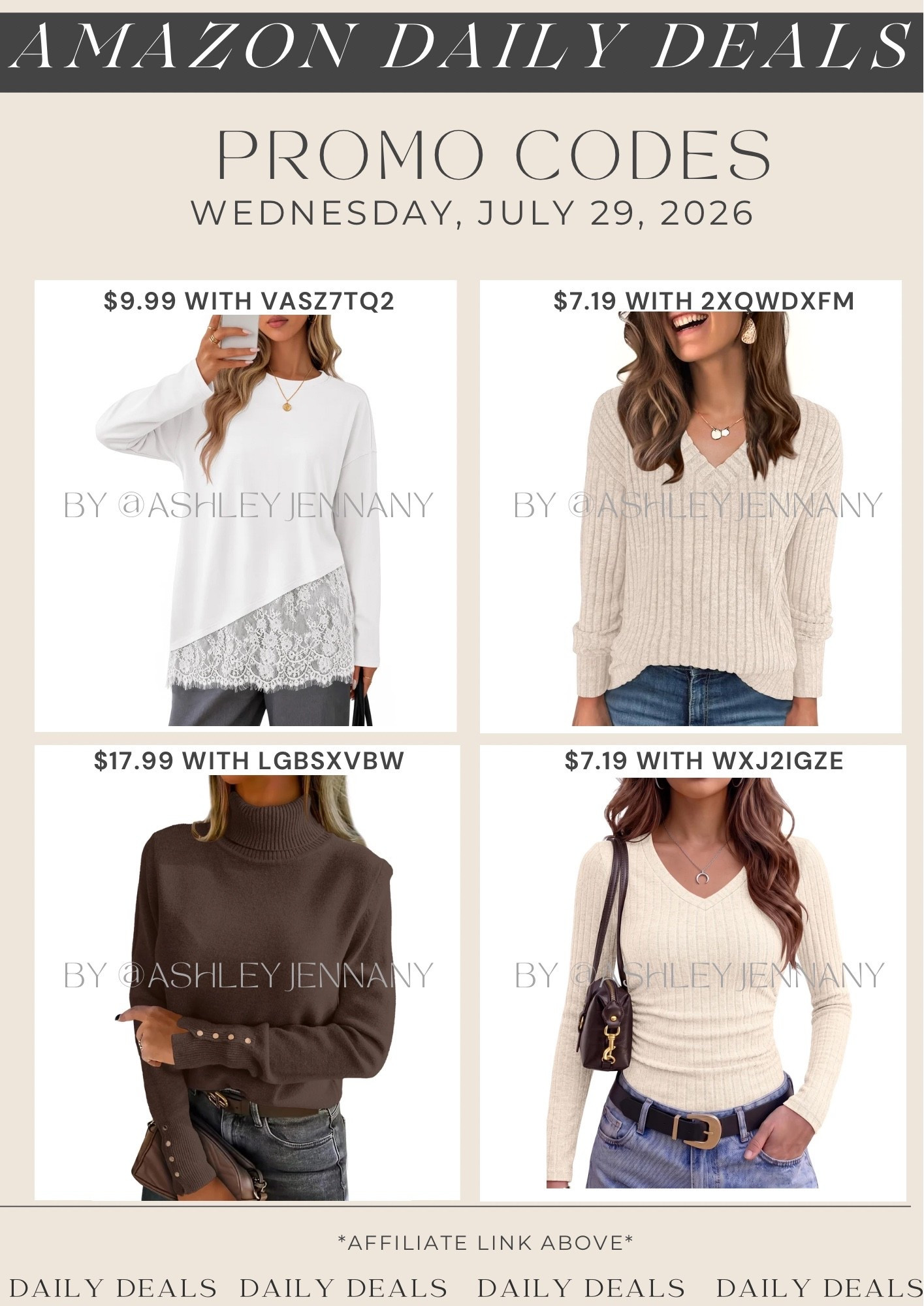 Amazon deals

#LTKMidsize #LTKSaleAlert #LTKSeasonal