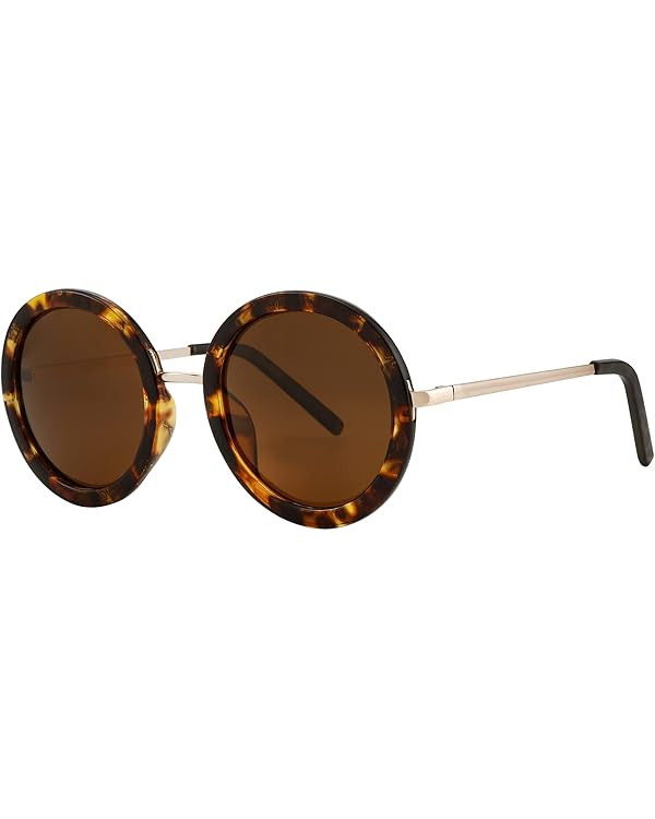 JOOX Round Sunglasses for Women, Classic Vintage Retro Sun Glasses, 100% UV Protection | Amazon (US)