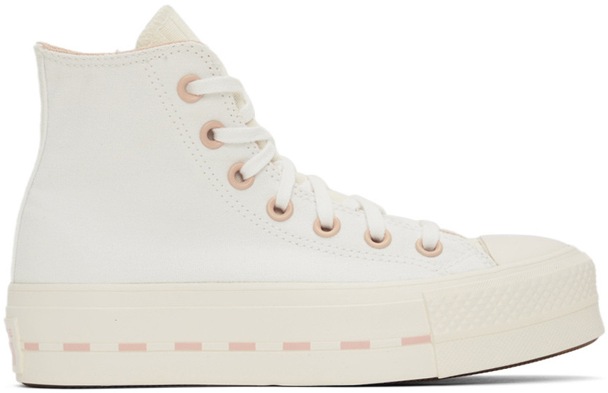 White Chuck Taylor All Star Platform Hi Sneakers | SSENSE