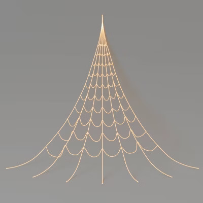 25' Mega Spiderweb White Halloween Decorative Prop - Hyde & EEK! Boutique™ | Target