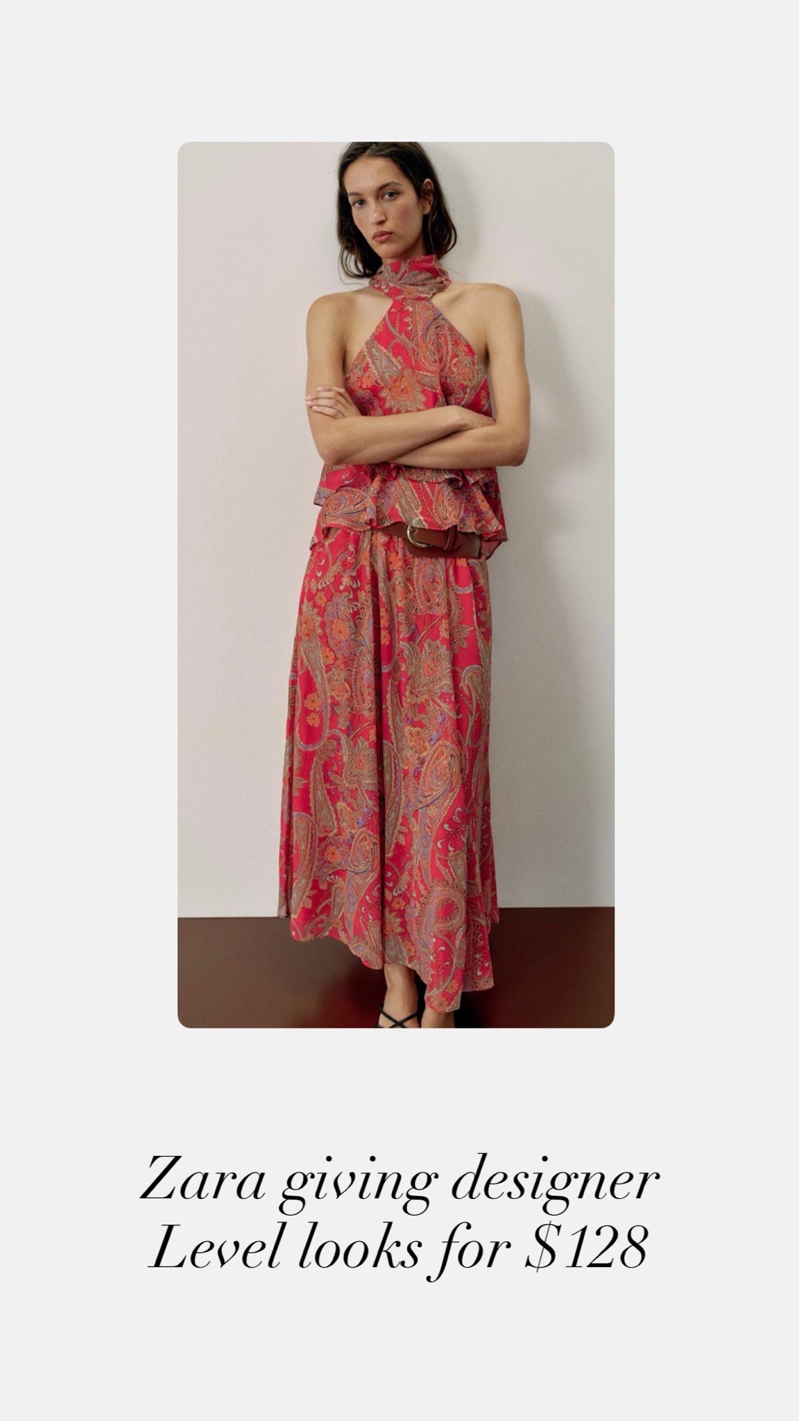 Zara reminding me of vintage Matthew Williamson with this look — daily edit cover from Found by Em