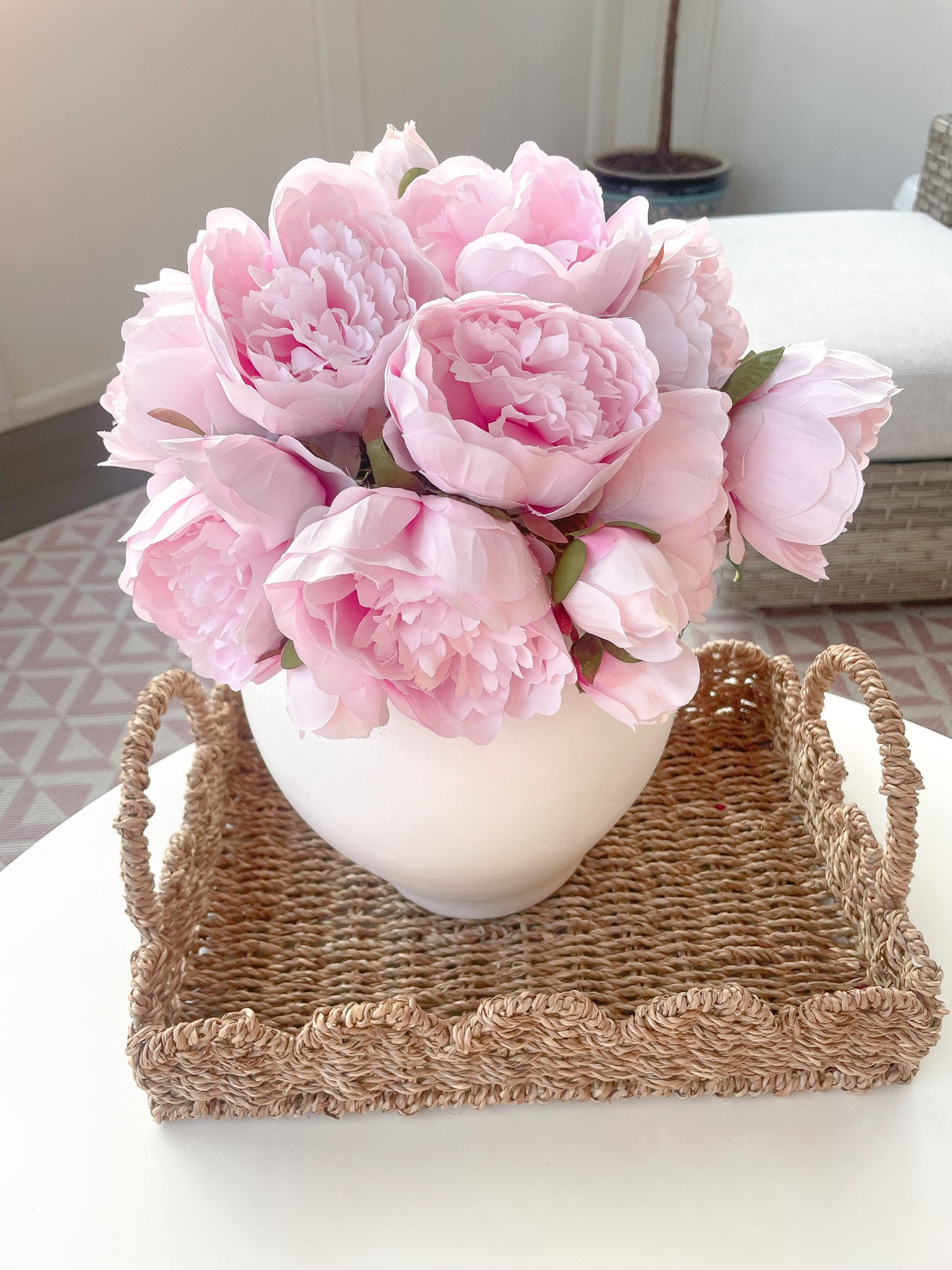 These are such good faux peonies

Wayfair find, faux florals, pink flowers, home decor 

#LTKhome #LTKunder50