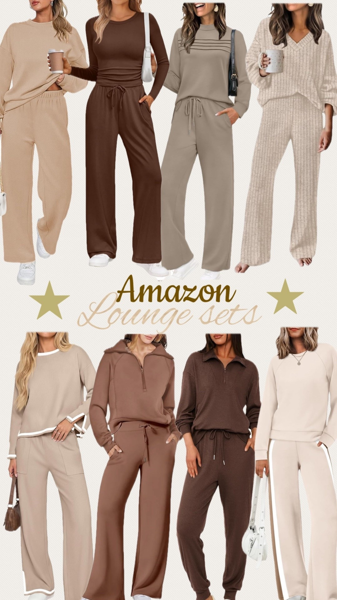 Cozy lounge sets for women all on Amazon. 

#LTKFindsUnder50 #LTKOver40 #LTKdayinmylife