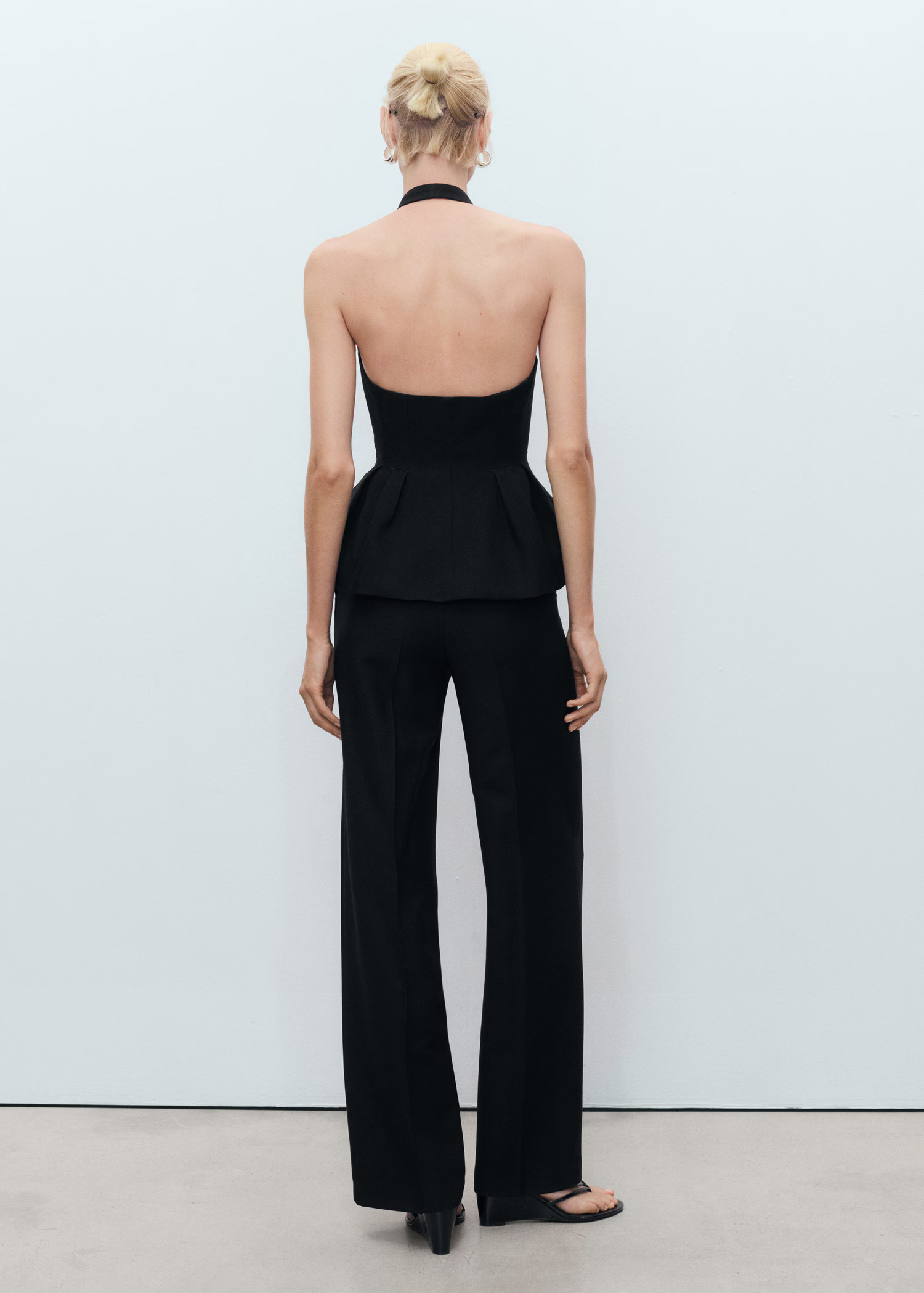 Straight mid-rise suit pants - Women | MANGO USA | Mango (US/MX/AU)
