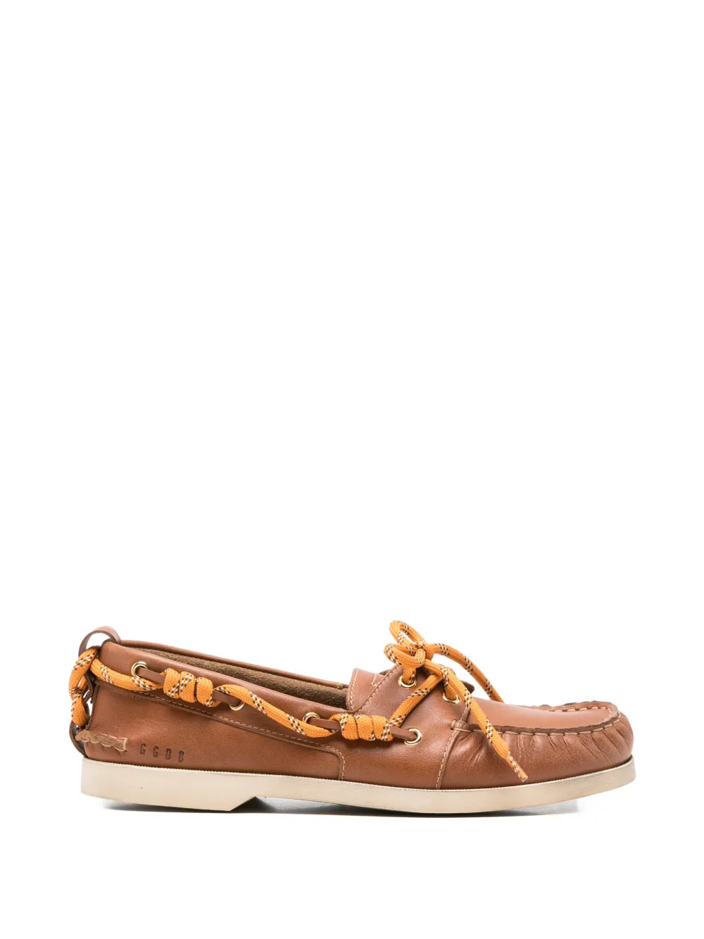 lace-up leather loafers | Farfetch Global