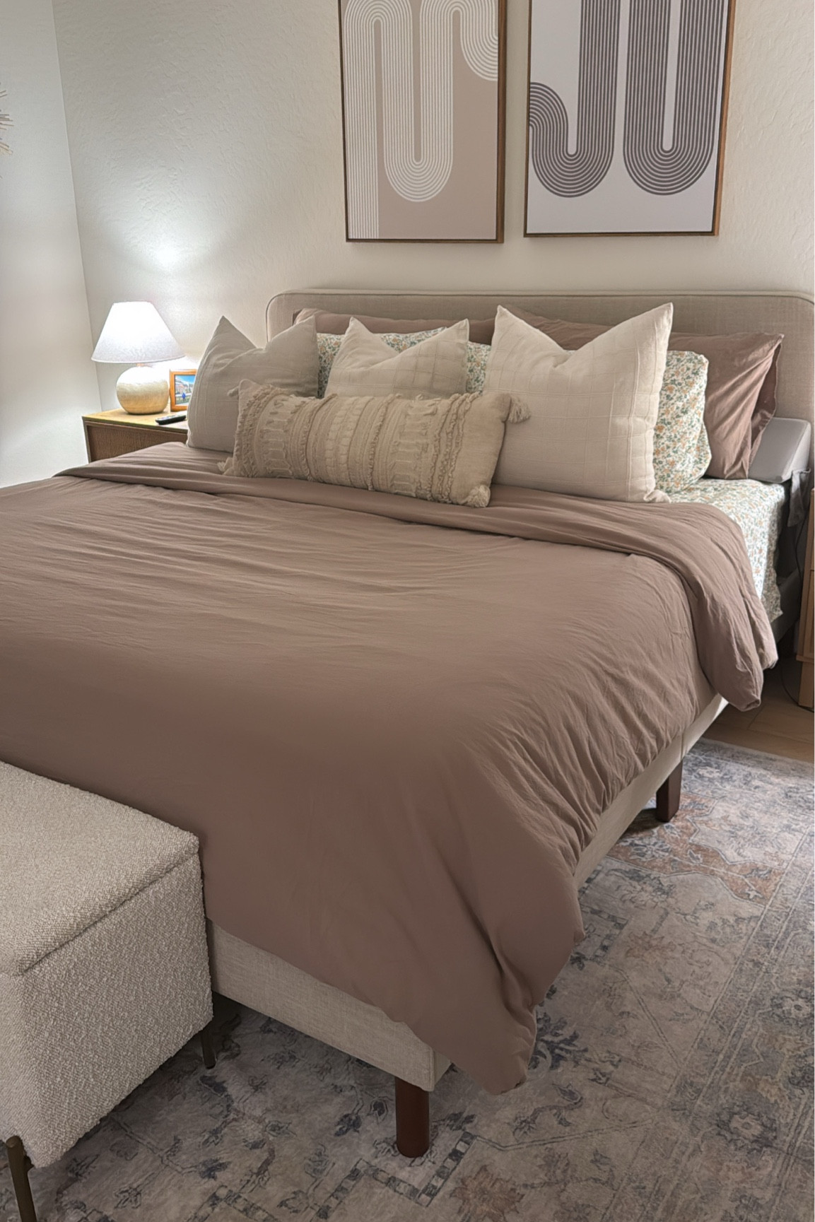 one of my most frequently asked questions is about my bedding ☁️✨ 

#LTKFindsUnder100 #LTKHome #LTKSaleAlert