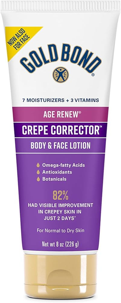 Gold Bond Age Renew Crepe Corrector Body Lotion, Replenishing & Smoothing Formula, 8 oz. | Amazon (US)