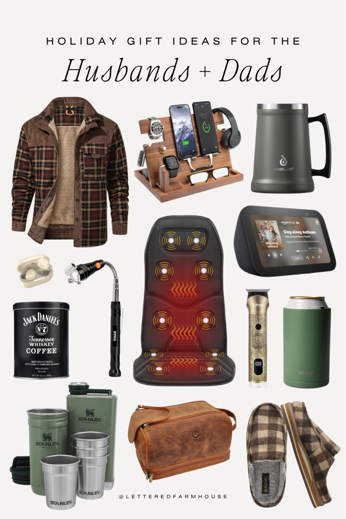Best Amazon Christmas Gifts for Husbands & Dads 2024

Need Christmas gift ideas for your husband or dad? Check out this ultimate Amazon gift guide packed with thoughtful and unique finds for men in 2024. From cozy plaid jackets and comfortable slippers to high-tech gadgets like massage seat cushions and charging stations, we've rounded up everything they'll love. Whether they're into whiskey coffee, beard trimmers, or outdoor gear, you'll find the perfect present. Make holiday shopping easy this year with these must-have Amazon gifts for the men in your life!

Follow my shop @LetteredFarmhouse on the @shop.LTK app to shop this post and get my exclusive app-only content!

#liketkit 
@shop.ltk
https://liketk.it/4UC5Q 

Follow my shop @LetteredFarmhouse on the @shop.LTK app to shop this post and get my exclusive app-only content!

#liketkit  
@shop.ltk
https://liketk.it/4XwJ9#LTKCyberWeek 

Follow my shop @LetteredFarmhouse on the @shop.LTK app to shop this post and get my exclusive app-only content!

#liketkit #LTKGiftGuide #LTKMens #LTKHoliday #LTKFindsUnder50 #LTKMens #LTKGiftGuide #LTKGiftGuide #LTKHoliday
@shop.ltk
https://liketk.it/4YuQz

#LTKGiftGuide #LTKHoliday #LTKMens
