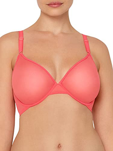 Smart & Sexy Women's Sheer Mesh Demi Underwire Bra, Punchy Peach, 42D | Amazon (US)