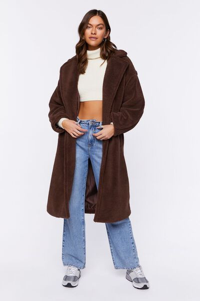 Plush Drop-Sleeve Coat | Forever 21 (US)