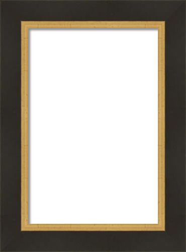 Thin Black with Gold Wood Picture Frame | Picture Frames