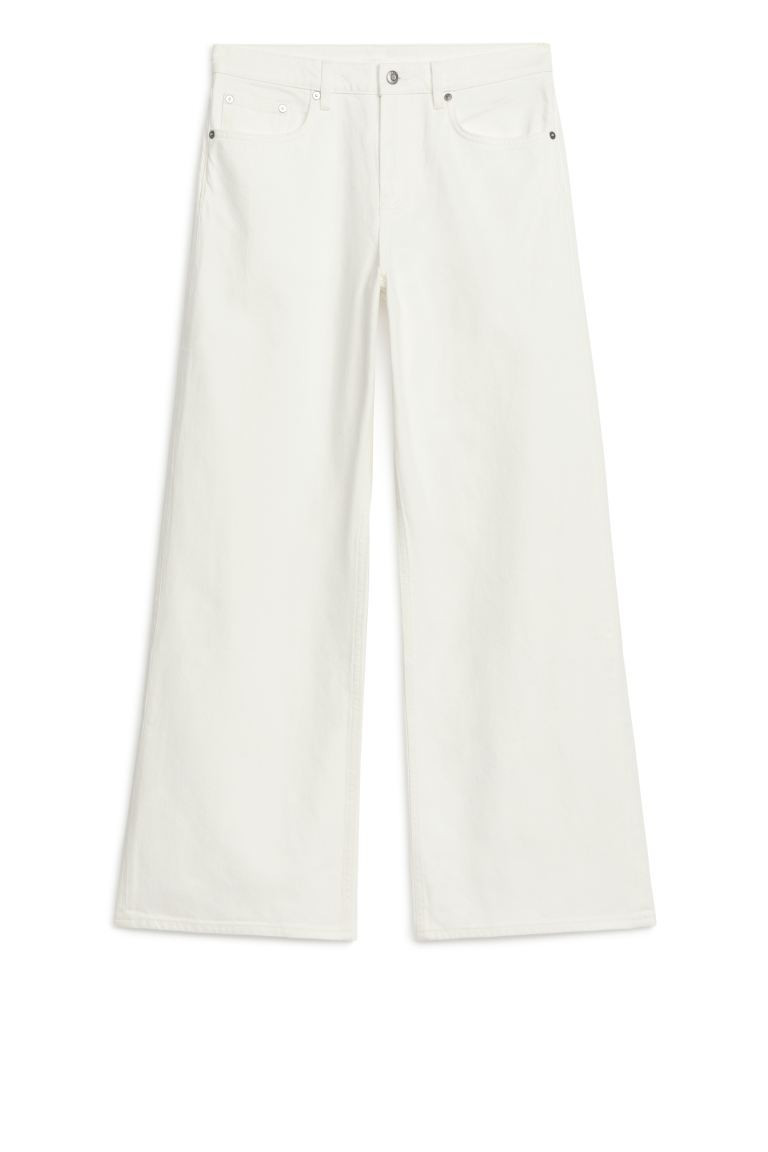 Jeans ohne Stretch WIDE FULL LENGTH | H&M (DE, AT, CH, NL, FI)