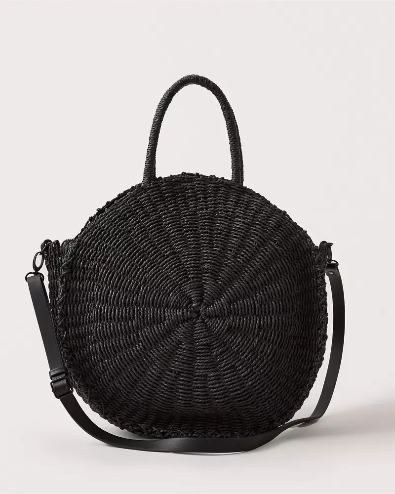 Raffia Circle Bag | Abercrombie & Fitch (US)