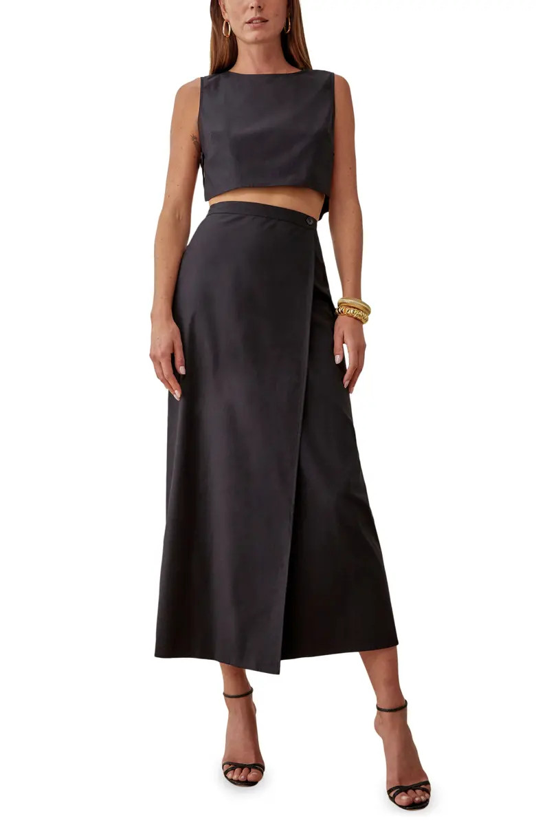 Reformation Mylie Two-Piece Satin Dress | Nordstrom | Nordstrom